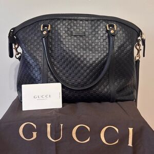 Gucci Black Microguccissima Dome Satchel – Excellent Condition
